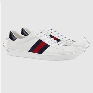 Gucci Men’s Ace Leather Sneakers